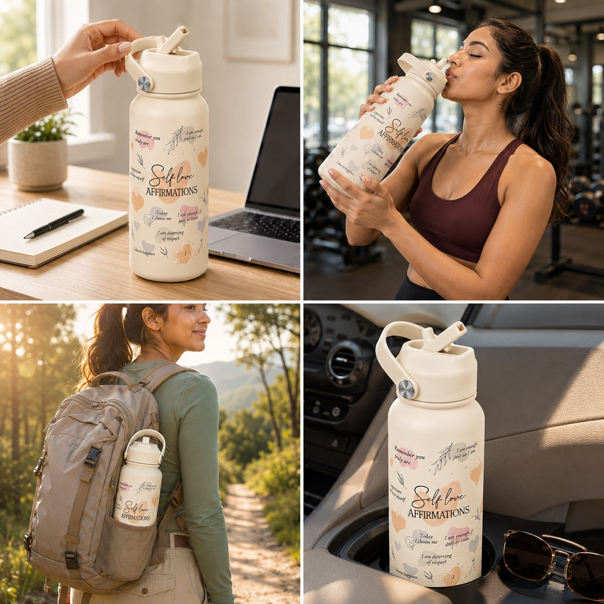 Papita Hydra 1L Double Wall Steel Water Bottle