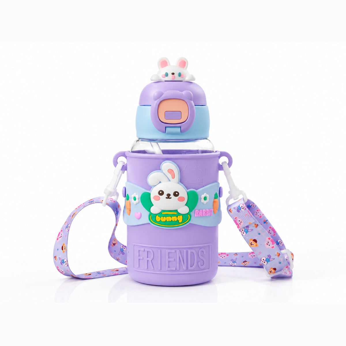 Papita Bunny Friends Kids Water Bottle — 450ml