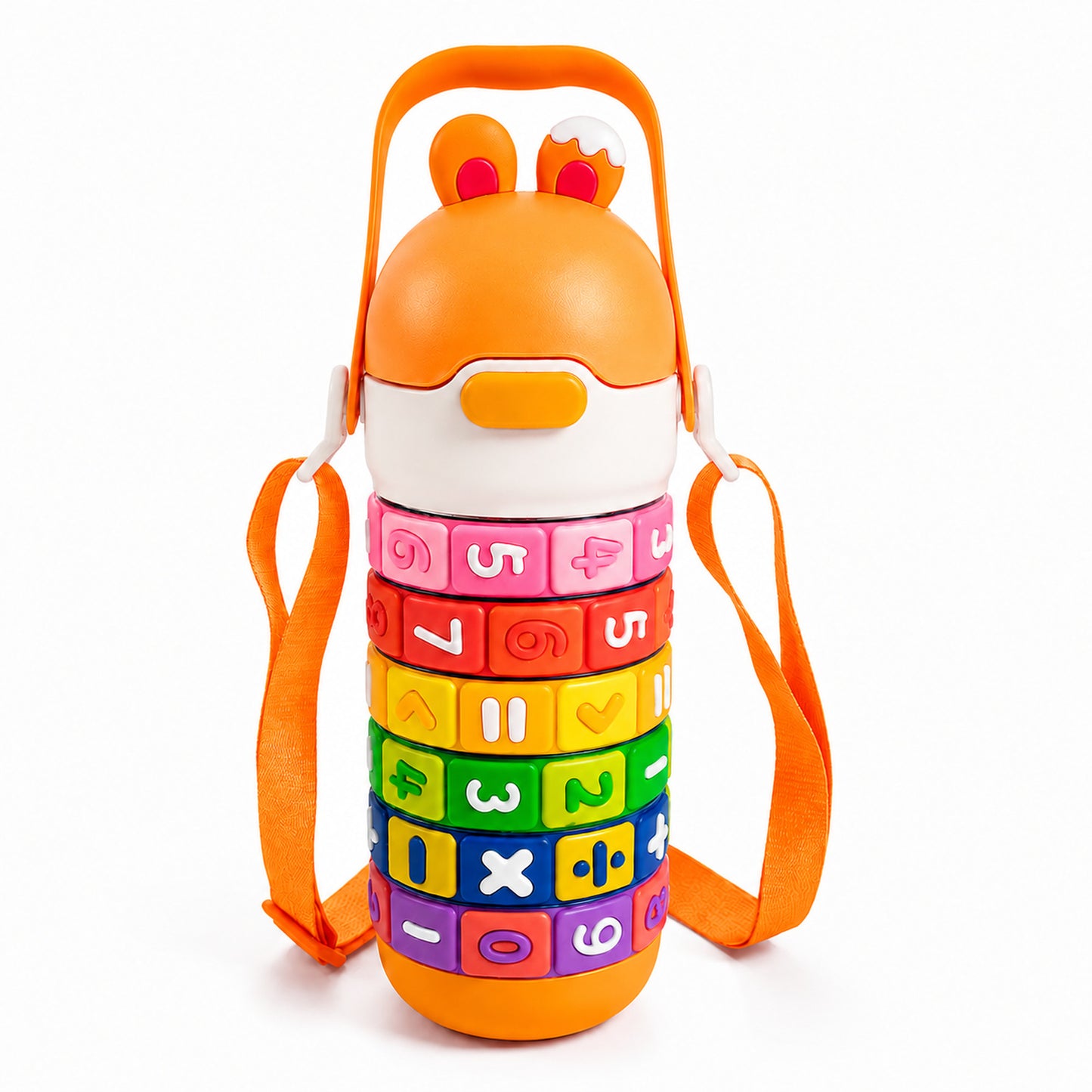 Papita Number Blocks Kids Steel Bottle — 430ml