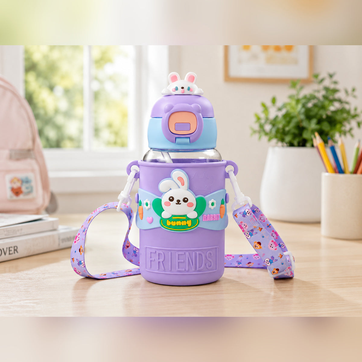 Papita Bunny Friends Kids Water Bottle — 450ml