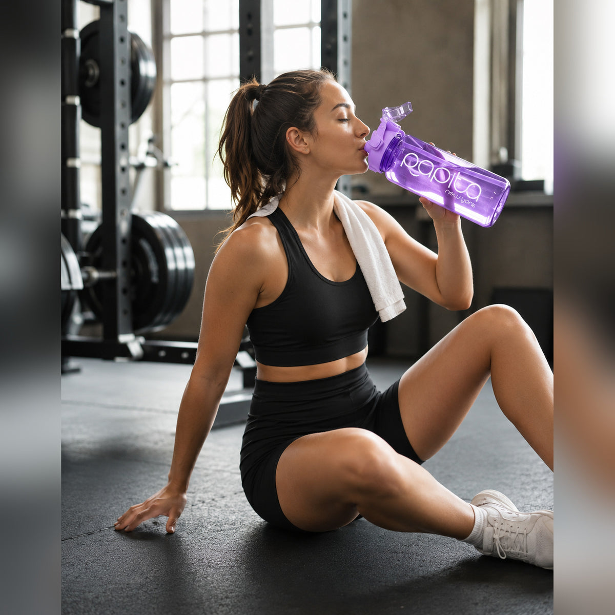 Papita 2L Water Bottle — Purple